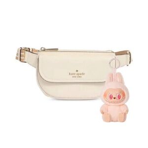 NWOT Kate Spade Cream Crossbody Bag and “DADA” Labubu